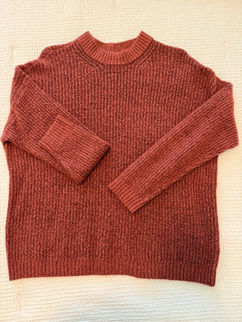 American Eagle Outfitters Women's Crewneck Sweater - Rust